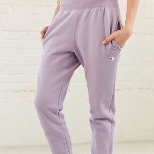 Champion Reverse Weave Purple Sweatpants